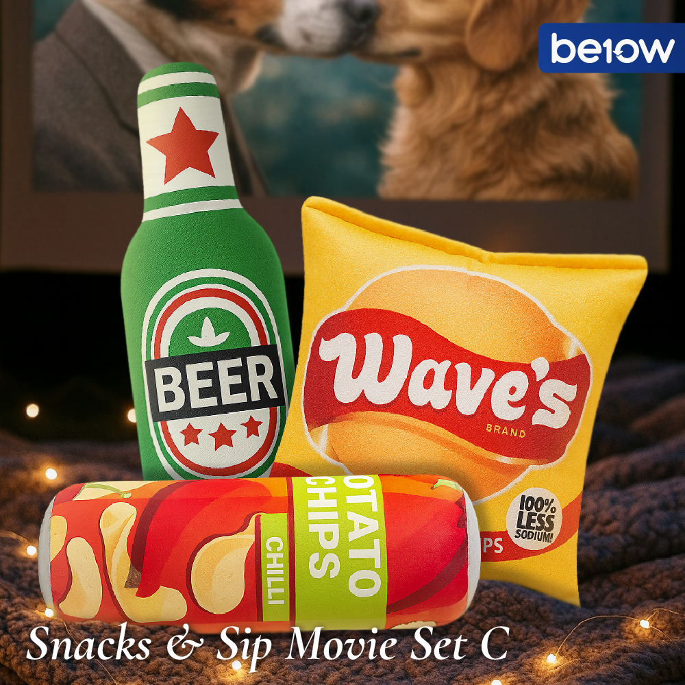 Night In Plush Dog Toy Bundle