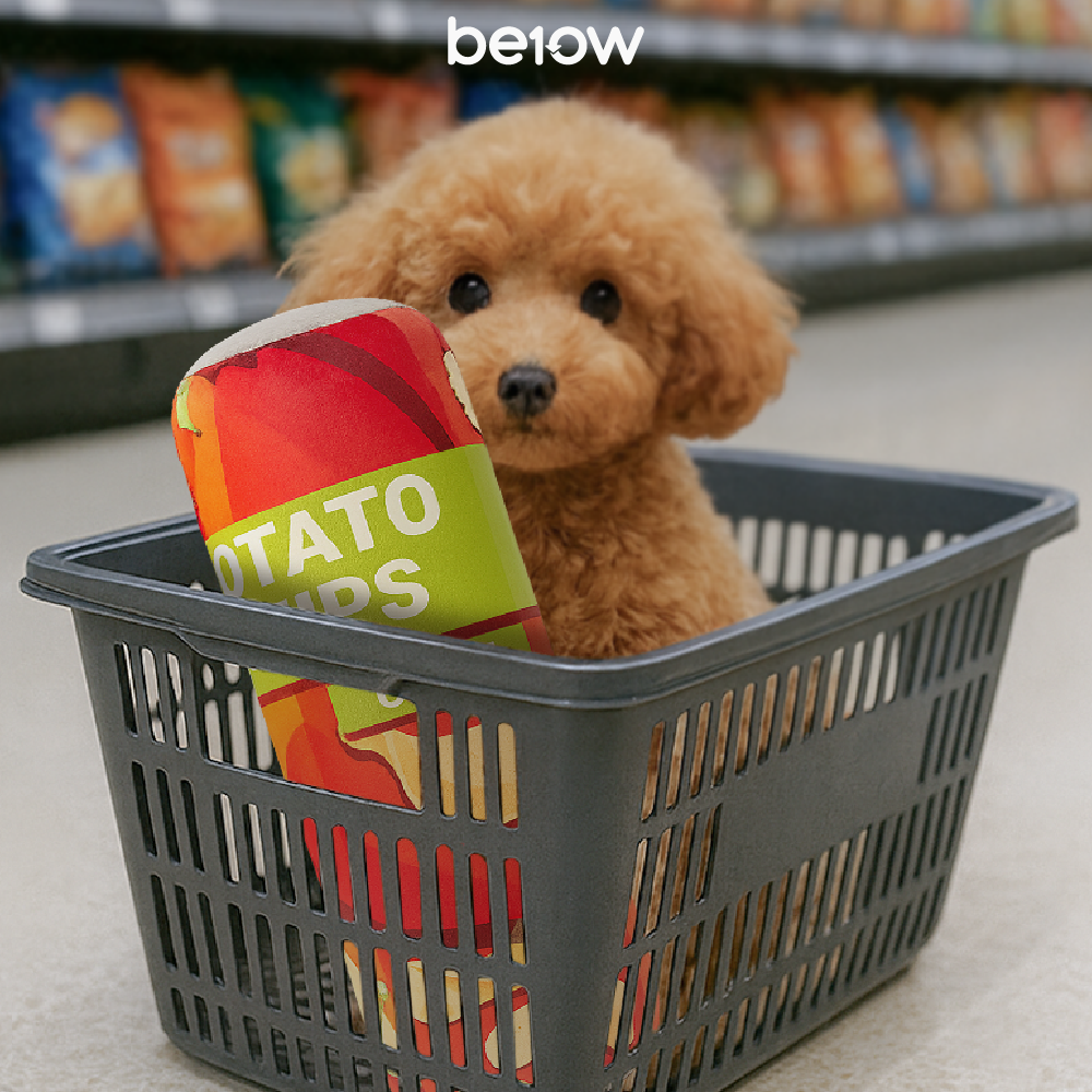 Crunchy Snack Bag Dog Plush Toy