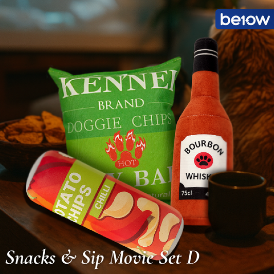 Night In Plush Dog Toy Bundle