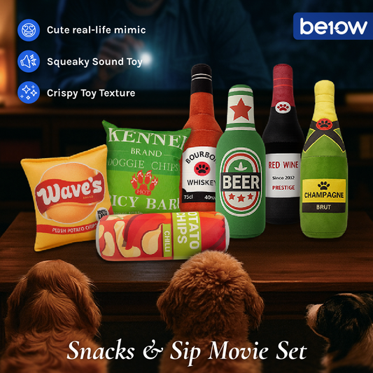 Night In Plush Dog Toy Bundle