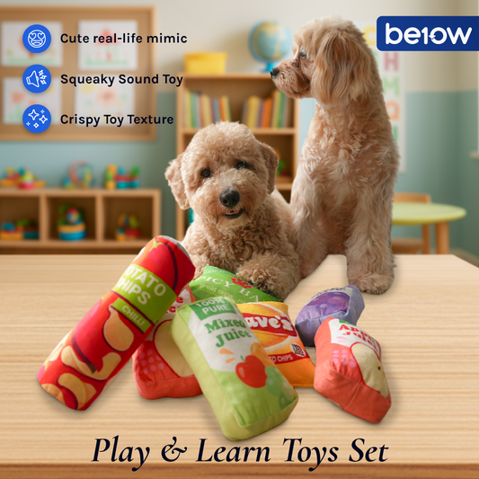 Kids Snack Time Dog Toy Bundle