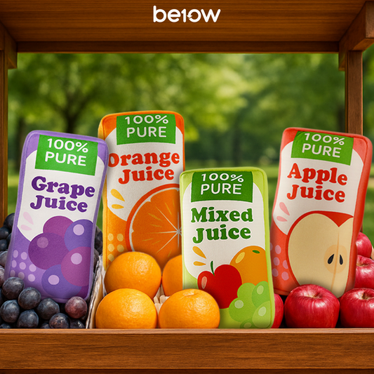 Fruit Juice Box Dog Plush Toy
