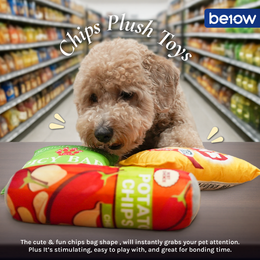 Crunchy Snack Bag Dog Plush Toy
