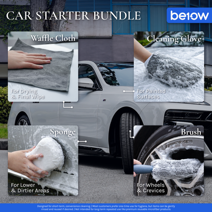 BE10W Quick Car Wash & Dry Kit - Complete Starter Bundle