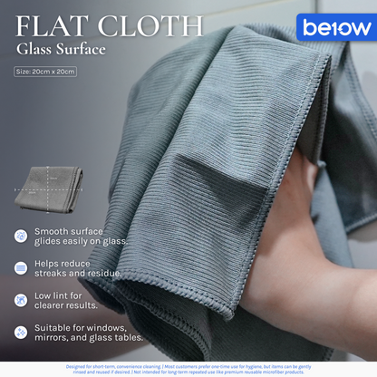 BE10W Glass Cleaning Kit - for Wiping & Drying