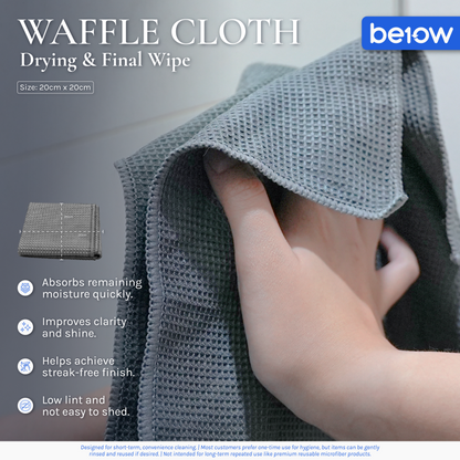 BE10W Glass Cleaning Kit - for Wiping & Drying